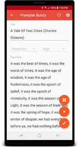 Prompter Buddy - Easy use screenshot 5