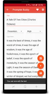 Prompter Buddy - Easy use screenshot 6