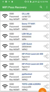 WiFi Password Recovery — Pro screenshot 0