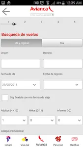 Vuelos Baratos Peru (Latam, Vi screenshot 1