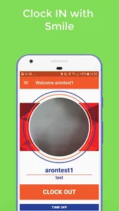 Clock IN Anywhere 2.0 screenshot 1