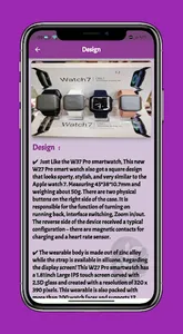 W27 Pro Smart Watch Guide screenshot 1