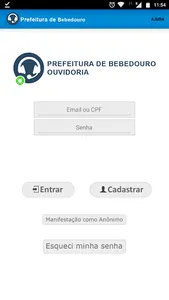 Ouvidoria Bebedouro screenshot 0