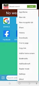 Bong Browser Indian screenshot 1