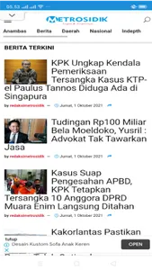 Metrosidiknews screenshot 1