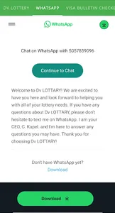 Dv Lottery screenshot 3