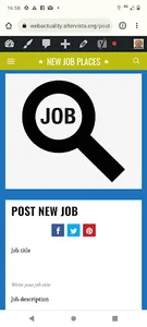 New job places screenshot 2