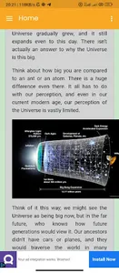 The Size of Space: Mobile screenshot 3