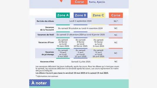 Vacances scolaires screenshot 9