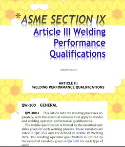 ASME IX WELDER QUALIFICATION screenshot 1