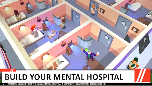 Idle Mental Hospital Tycoon screenshot 0