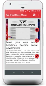 Wa Short News Maker screenshot 0