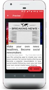 Wa Short News Maker screenshot 1