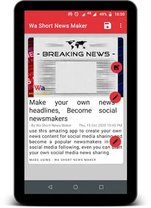 Wa Short News Maker screenshot 2