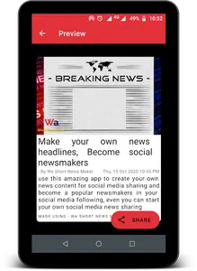 Wa Short News Maker screenshot 3