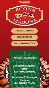 Pizzaria Buona Madona App screenshot 0