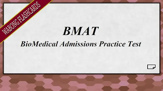 BMAT BioMedical Admissions Ful screenshot 1