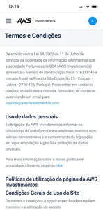 AWS Invest screenshot 2