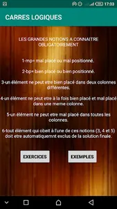 CARRES LOGIQUES screenshot 4
