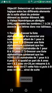 série alphanumérique screenshot 0