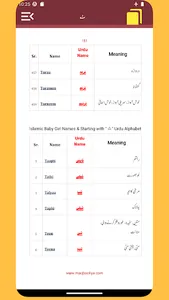 Islamic Name With Meanings screenshot 27