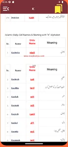 Islamic Name With Meanings screenshot 6