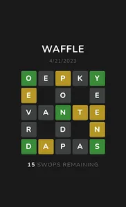 Waffle : Unlimited word game screenshot 1