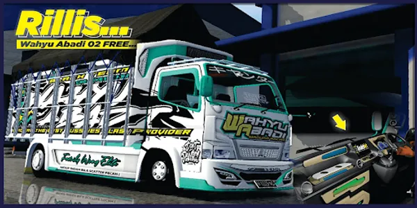 Mod Bussid Truk Wahyu Abadi 02 screenshot 2