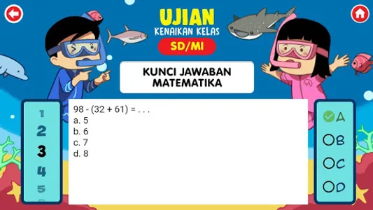 Ujian Kenaikan Kelas 4 & 5 SD/ screenshot 2