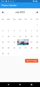 Photos Calendar screenshot 1