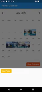 Photos Calendar screenshot 2