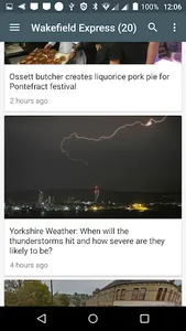 Wakefield local news screenshot 1