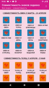 Совместимость знаков зодиака screenshot 5