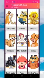 Telegram Stickers screenshot 23