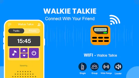 Walkie Talkie, Wi-Fi Intercom screenshot 0