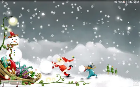 Christmas Snow Live Wallpaper screenshot 11