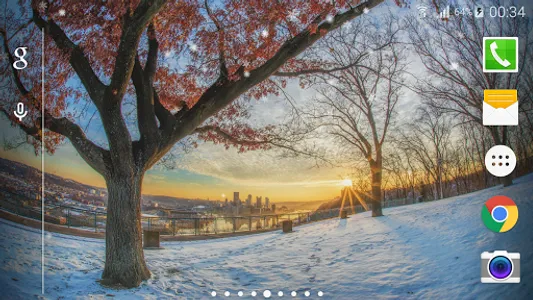 Winter Snow Live Wallpaper  HD screenshot 3