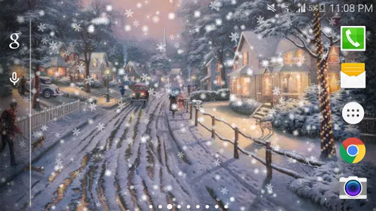 Fairy Tale Snow Live Wallpaper screenshot 2