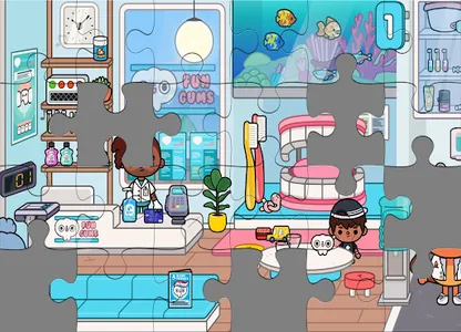 Boca Toca jigsaw puzzle Game screenshot 2