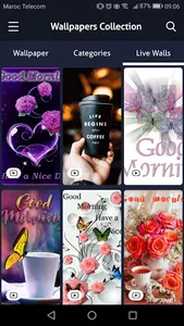 Good Mornings App Images Edito screenshot 2
