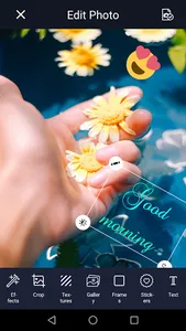 Good Mornings App Images Edito screenshot 3