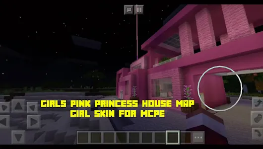 Girls Pink Princess House MCPE screenshot 2