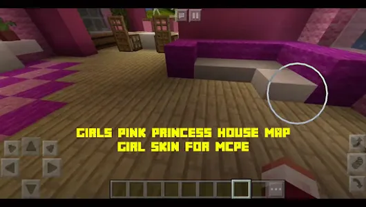 Girls Pink Princess House MCPE screenshot 5