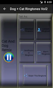 Dog and Cat Ringtones Vol2 screenshot 1
