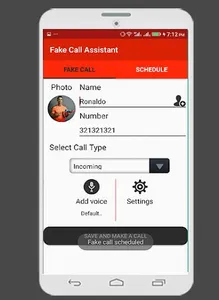 Fake Call screenshot 2