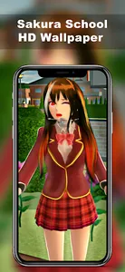 Sakura School Girl Wallpapers screenshot 2