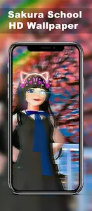 Sakura School Girl Wallpapers screenshot 8