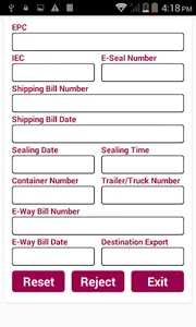 Warner e-Seal Port/ICD App - C screenshot 2