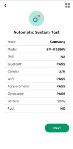 Warranty Life Smartphone Test screenshot 1