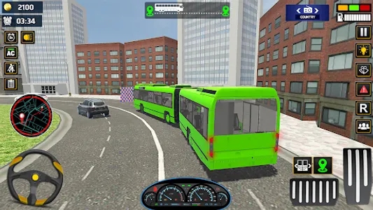 Coach Bus Train Driving Games screenshot 15